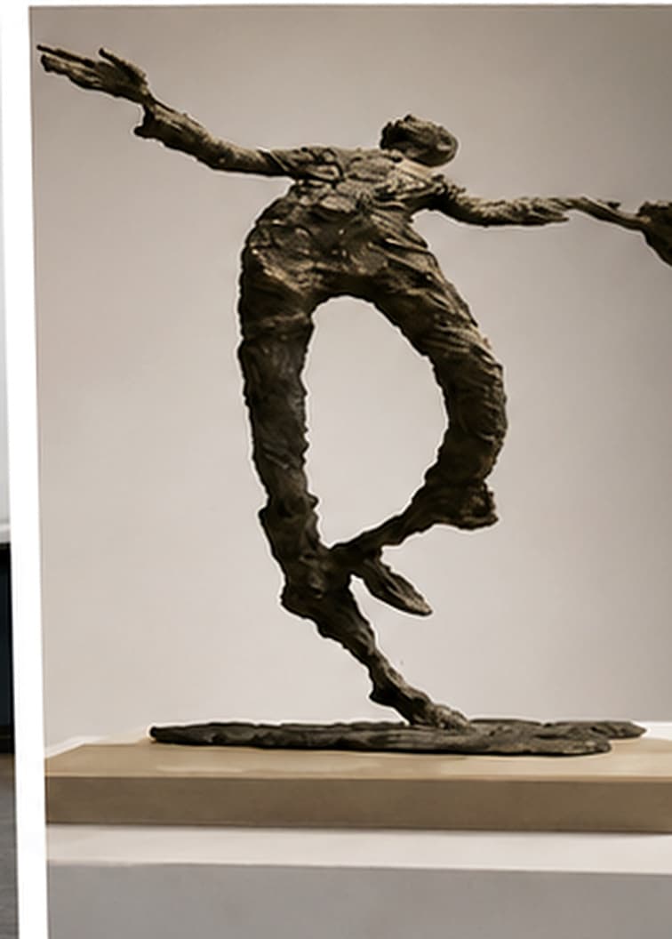 Sculptural artwork study at DEWANG ART